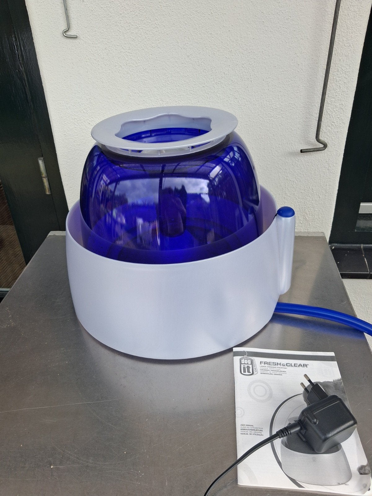 Grote drinkfontein Fresh & Clear 10,5 liter grotere honden, Dieren en Toebehoren, Ophalen, Zo goed als nieuw