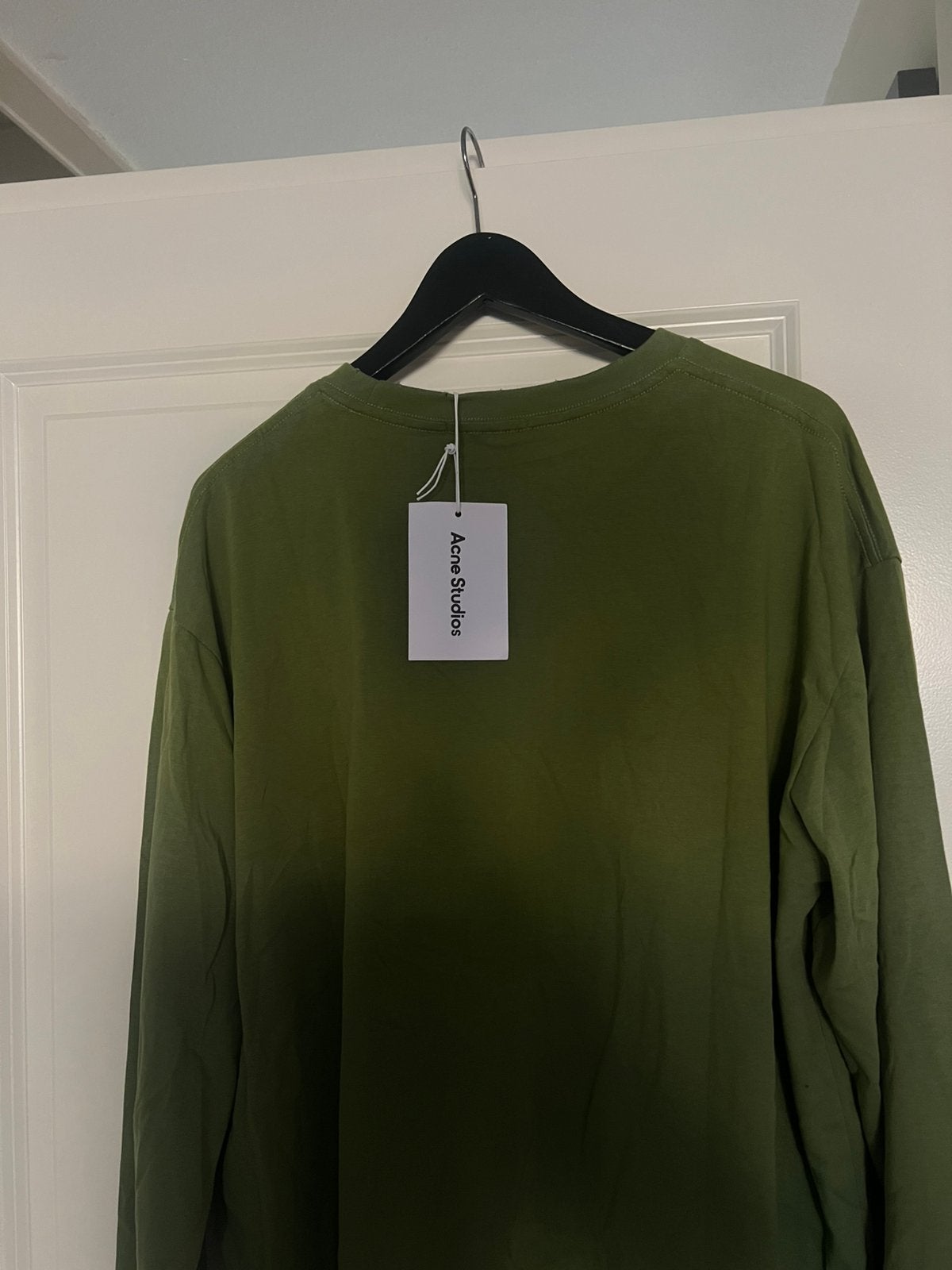 Acne studios long sleeve heren, Kleding | Heren, Ophalen of Verzenden, Zo goed als nieuw, Maat 52/54 (L), Groen