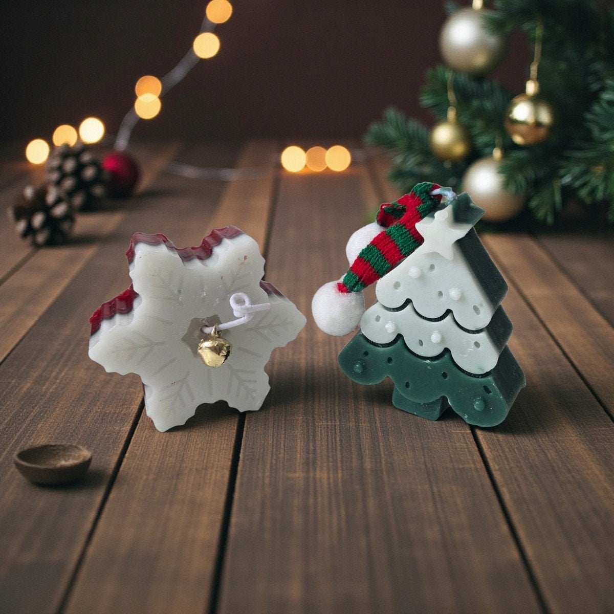 kerst cadeau kaarsen, Ophalen of Verzenden