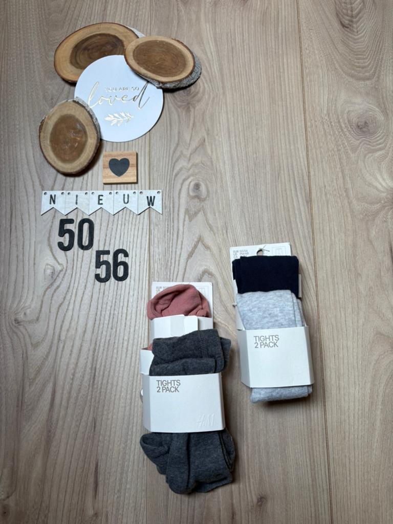 Baby meisje 2x setjes van 2 maillot h&m maat 50/56, Kinderen en Baby's, Babykleding | Maat 50, Ophalen of Verzenden, Nieuw, Meisje