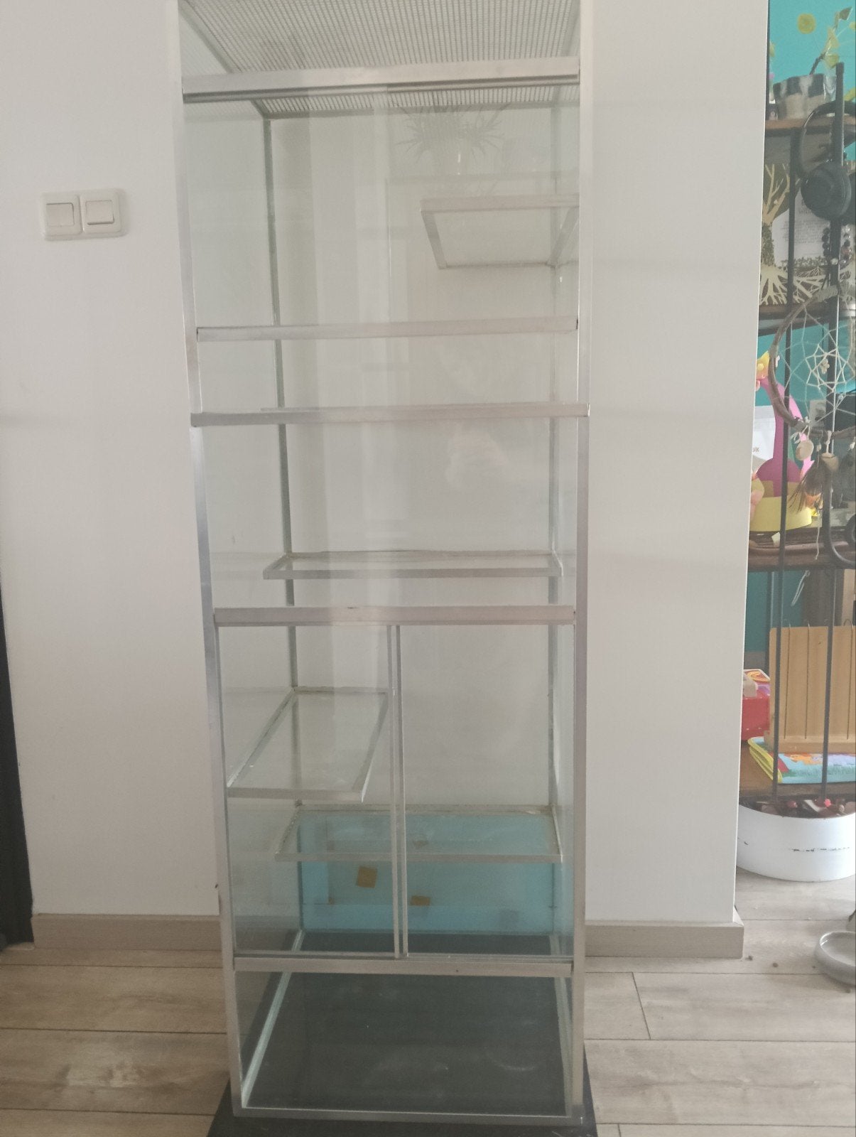 hoog glazen terrarium/knaagdierverblijf, Ophalen, 110 cm of meer, 90 cm of meer, Chinchilla