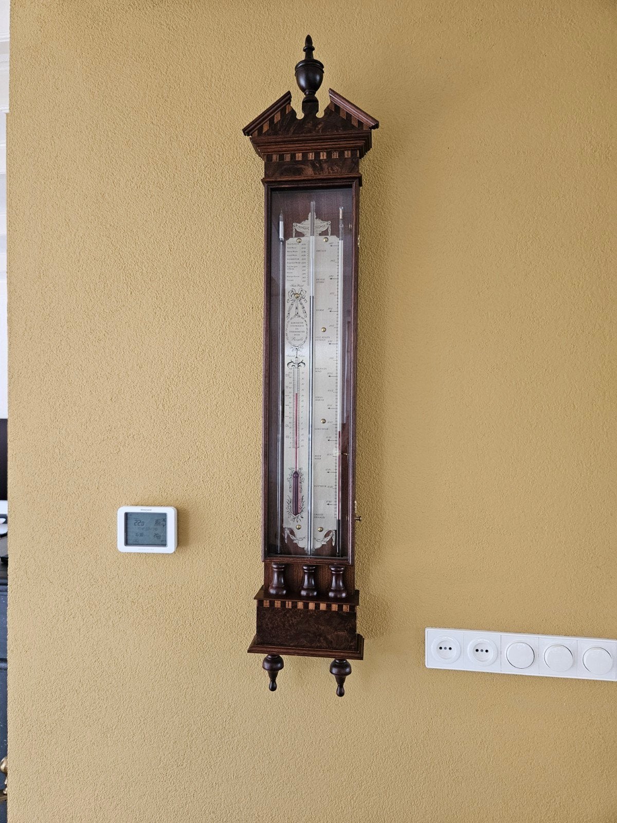 barometer met kwik, Ophalen, Barometer