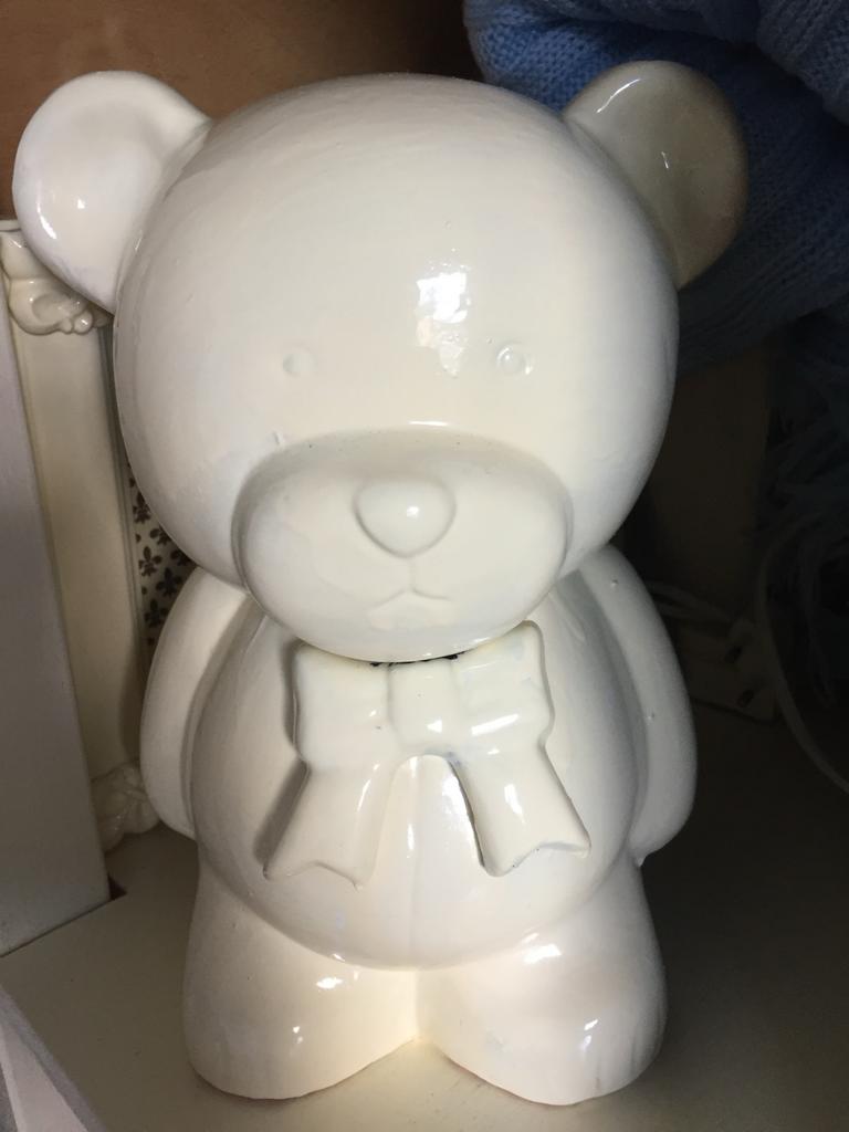 Terracotta Beren Spaarpot, Verzamelen, Ophalen, Gebruikt, Steen, Aardewerk of Keramiek, Dier