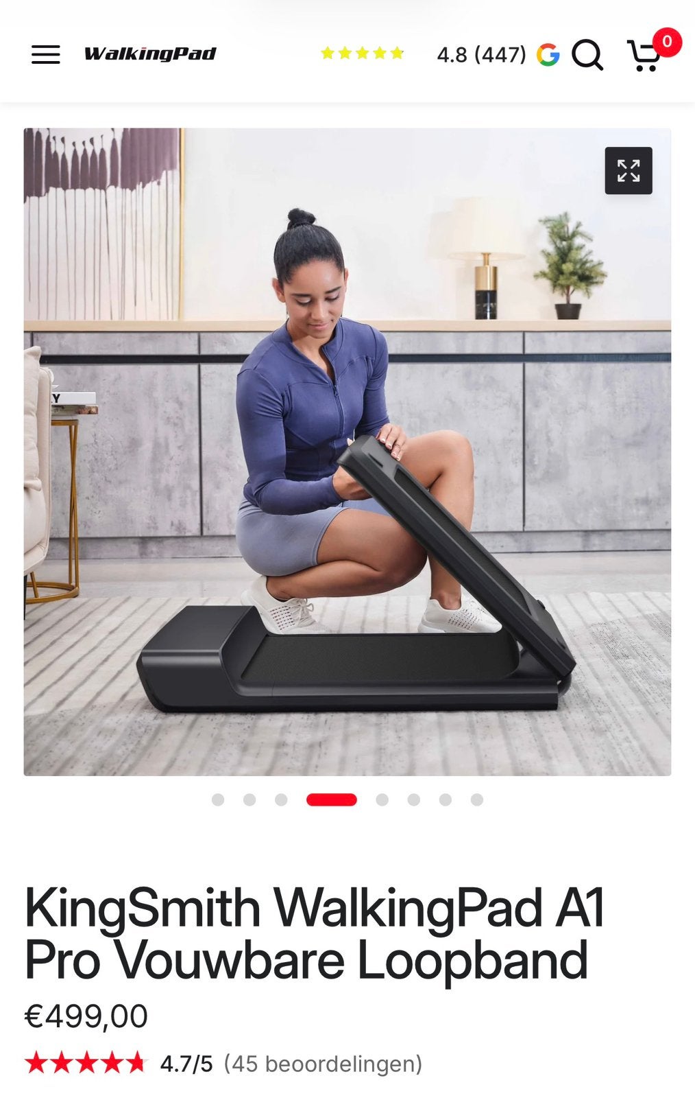 Walkingpad Pro te koop, Ophalen, Zo goed als nieuw