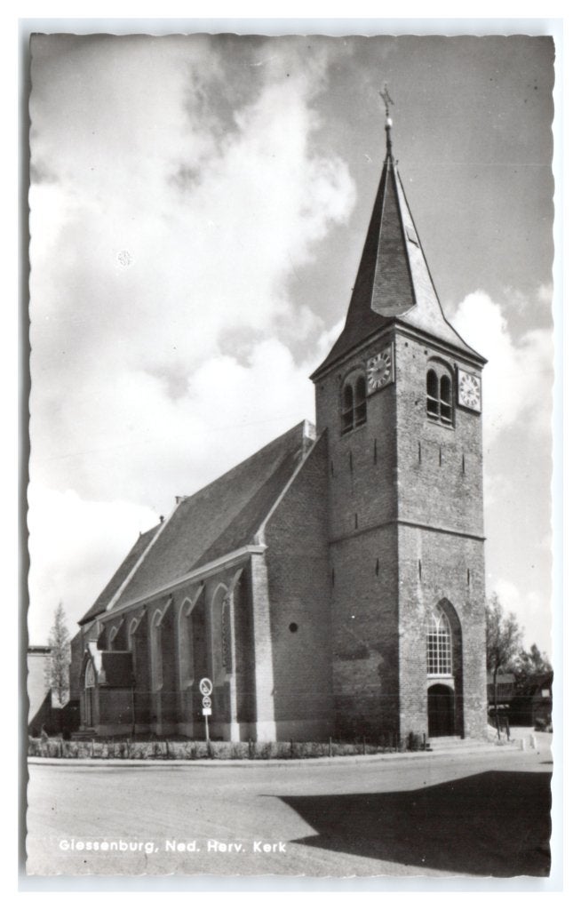 Giessenburg, Ned. Herv. Kerk, Ophalen of Verzenden, 1960 tot 1980, Ongelopen, Zuid-Holland