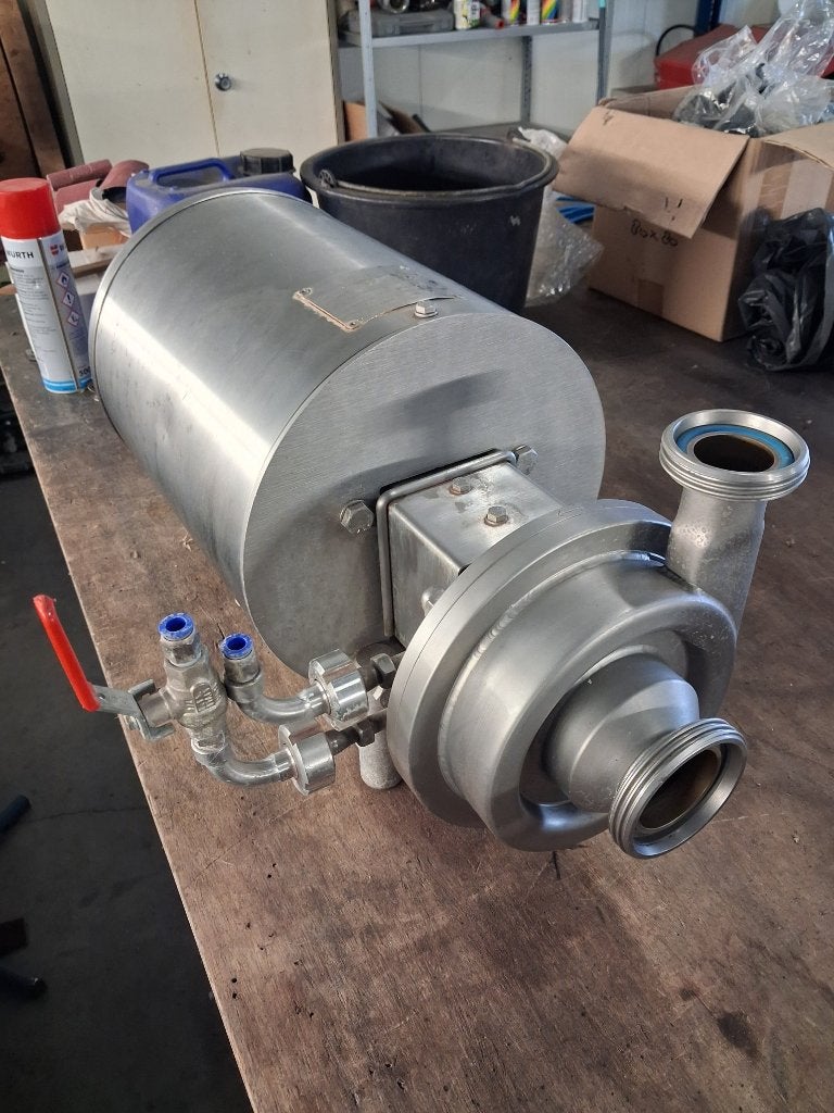RVS centrifugaalpomp Pomac CP/KAM type 90, Ophalen