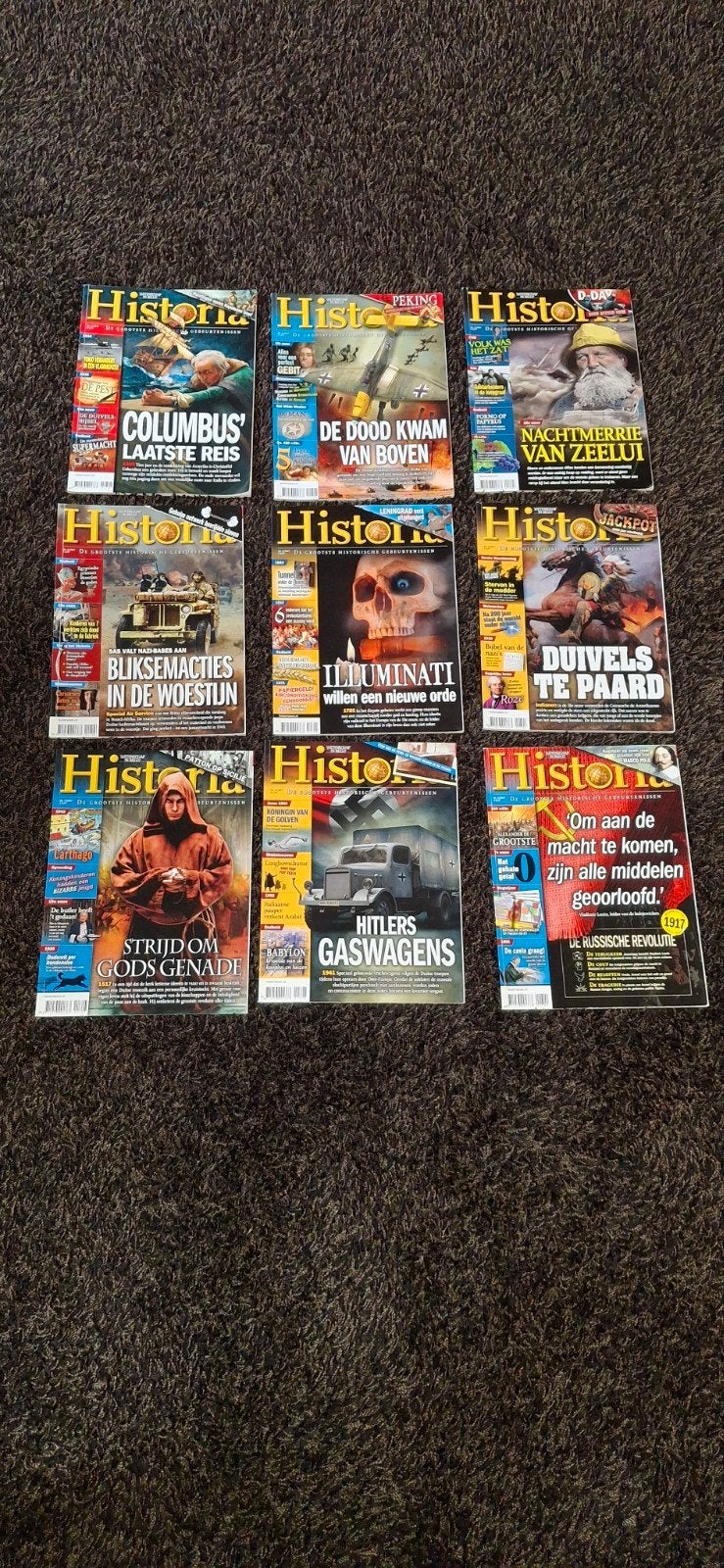 Historia Bladen Jaargang 2017 - Complete Set, Ophalen of Verzenden, Gelezen, Overige typen