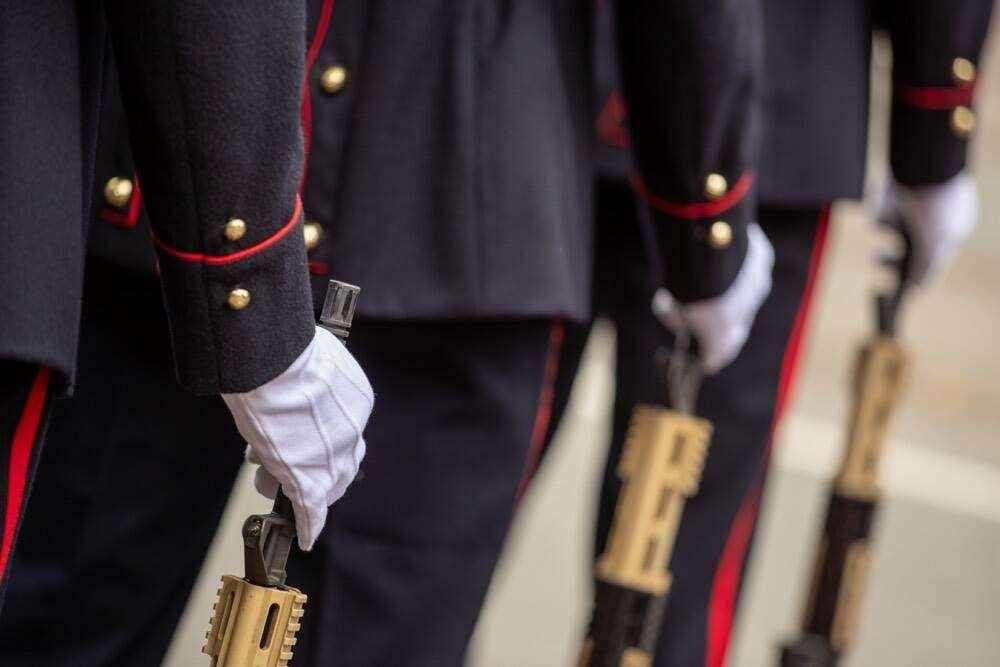 Nieuwe Gala / DT witte handschoenen, Verzenden, Landmacht, Nederland, Kleding of Schoenen