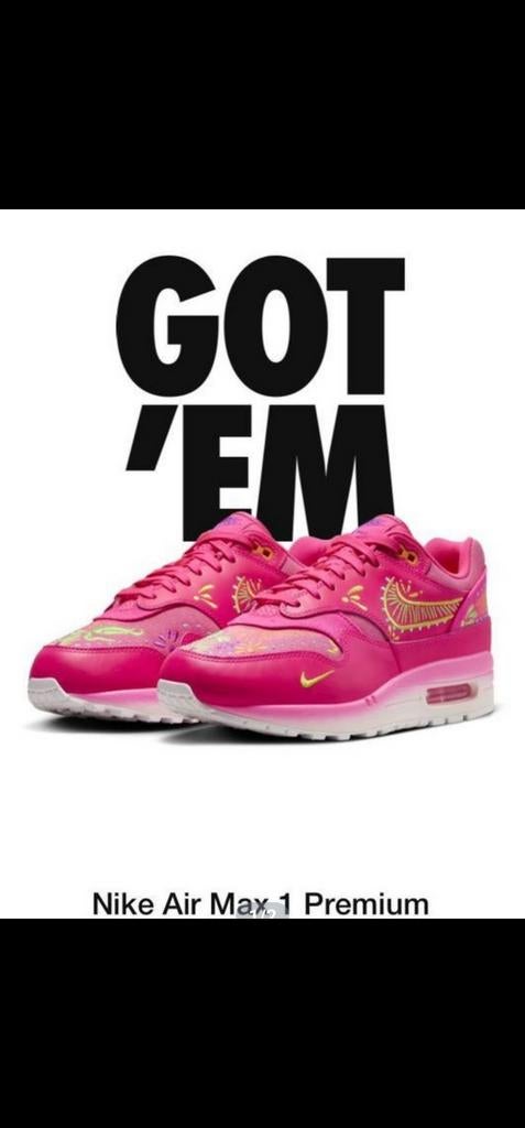 Nike Air Max 1 PRM Dia de Muertos Limited Edition mt 43 Nw, Kleding | Heren, Schoenen, Ophalen of Verzenden