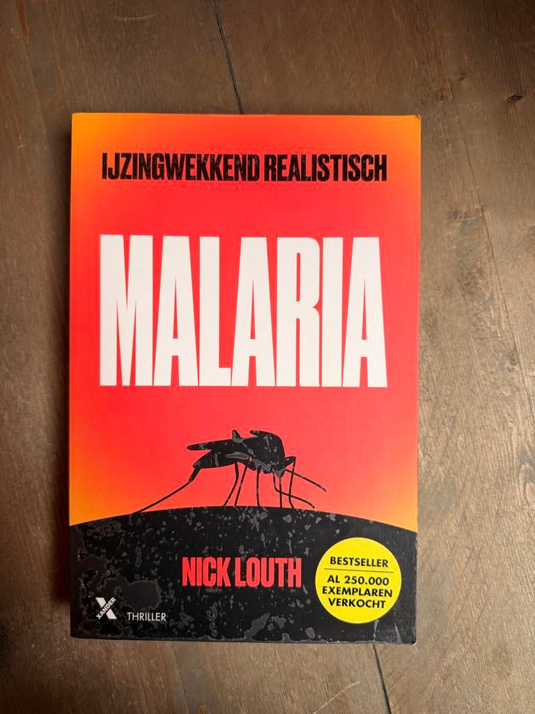 Malaria - Nick Louth (Thriller), Ophalen of Verzenden, Zo goed als nieuw