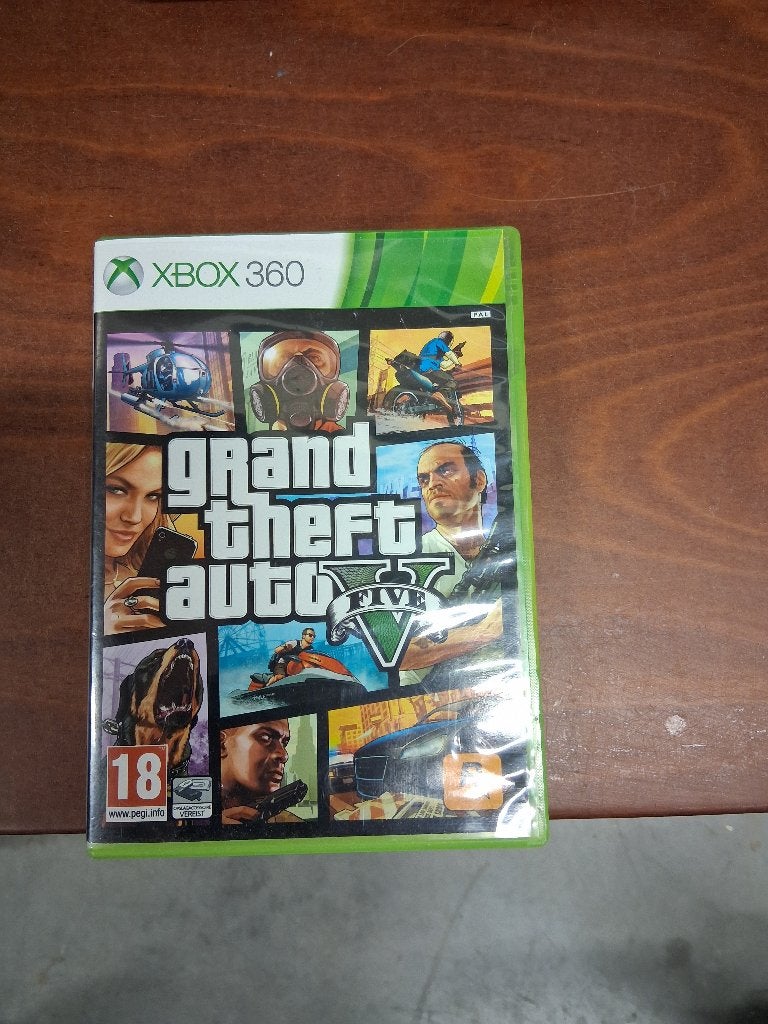 Grand Theft Auto V (GTA 5) - Xbox 360 | Disc-mix PAL/NTSC, Avontuur en Actie, 1 speler, Ophalen of Verzenden, Zo goed als nieuw