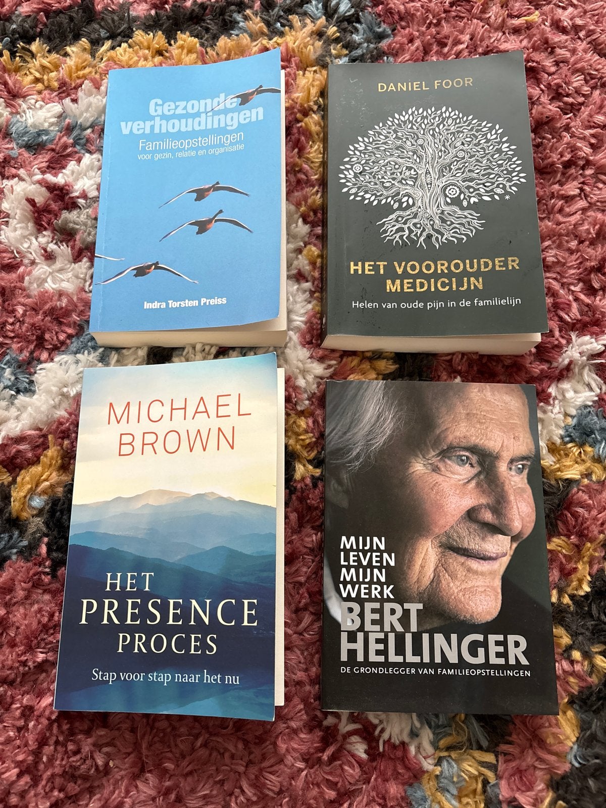 4 boeken over spiritualiteit, familieopstellingen en bewustz, Boeken, Ophalen, Zo goed als nieuw, Overige onderwerpen, Achtergrond en Informatie