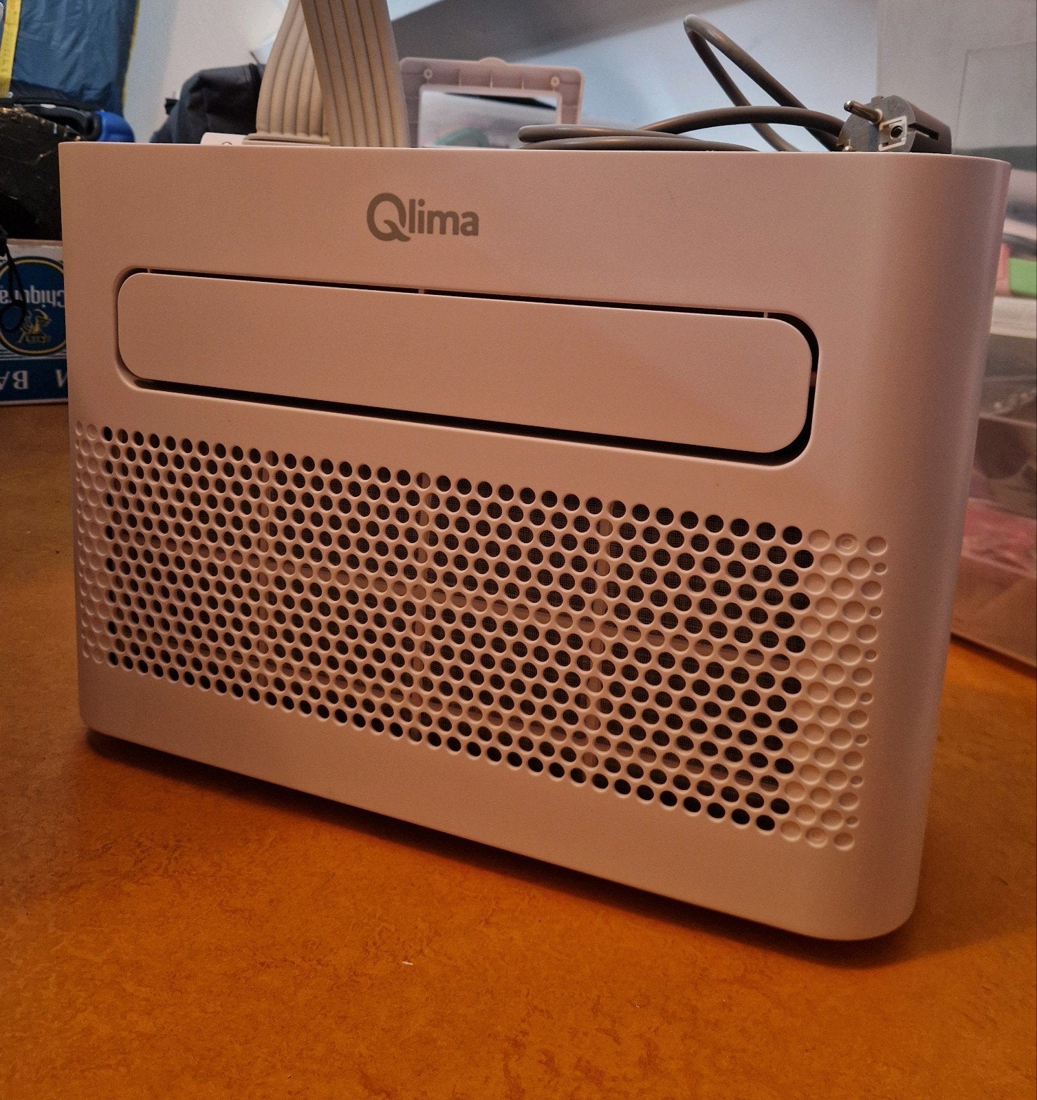 Qlima split airco voor caravan of camper, Ophalen, Zo goed als nieuw