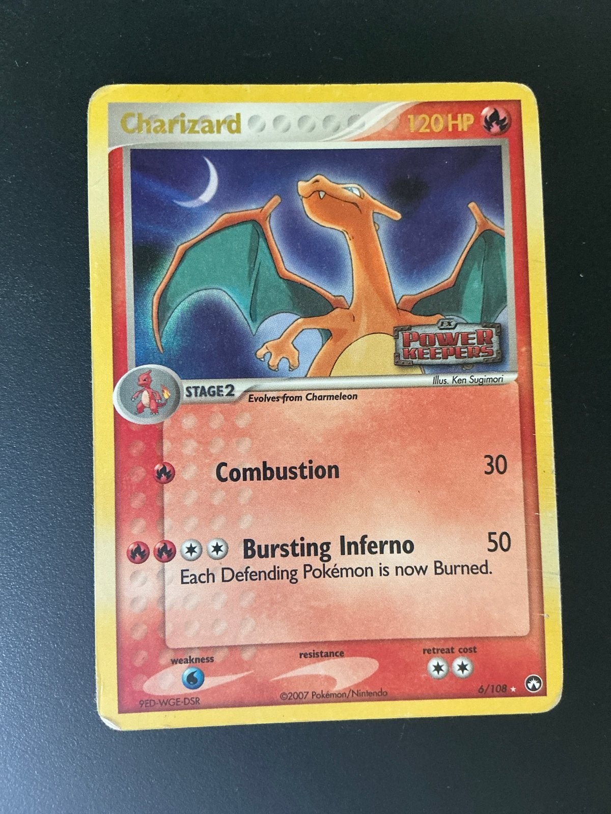 Pokémon Charizard Kaart Power Keepers 6/108, Hobby en Vrije tijd, Ophalen of Verzenden, Gebruikt, Losse kaart