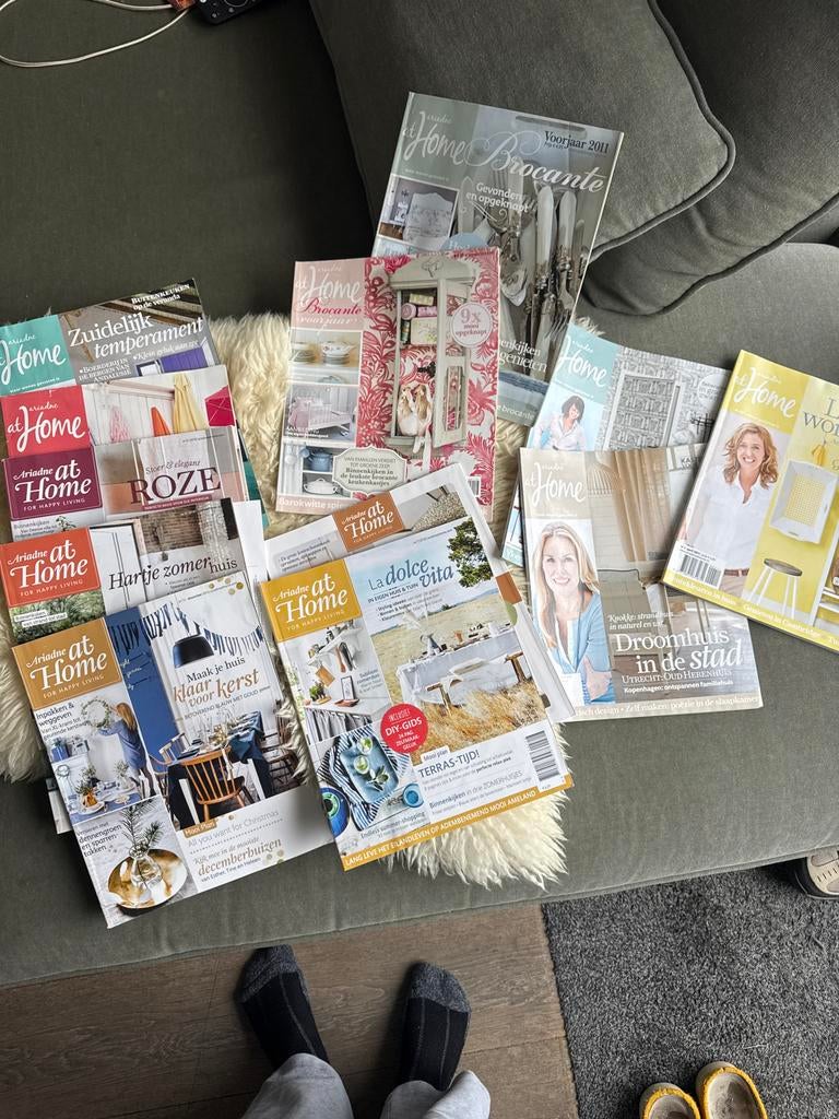 12x Ariadne at Home & Brocante Woonmagazines, Boeken, Tijdschriften en Kranten, Ophalen, Gelezen, Overige typen