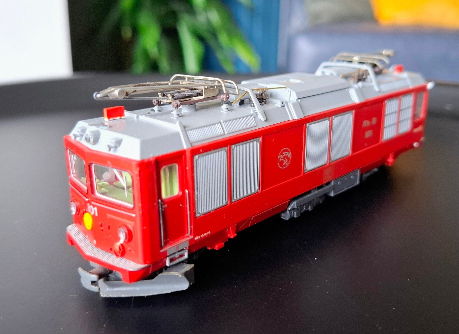 BEMO 126 7101 H0m RhB Gem 4/4 801, bijna nieuwstaat, Overige merken, Gelijkstroom, Wagon, Ophalen of Verzenden
