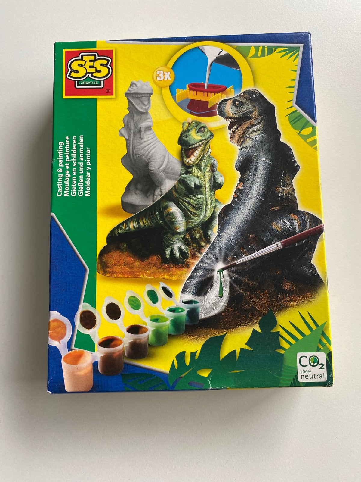 SES Creative Dino's Gips Gieten & Schilderen, Ophalen of Verzenden, Nieuw, Knutselen