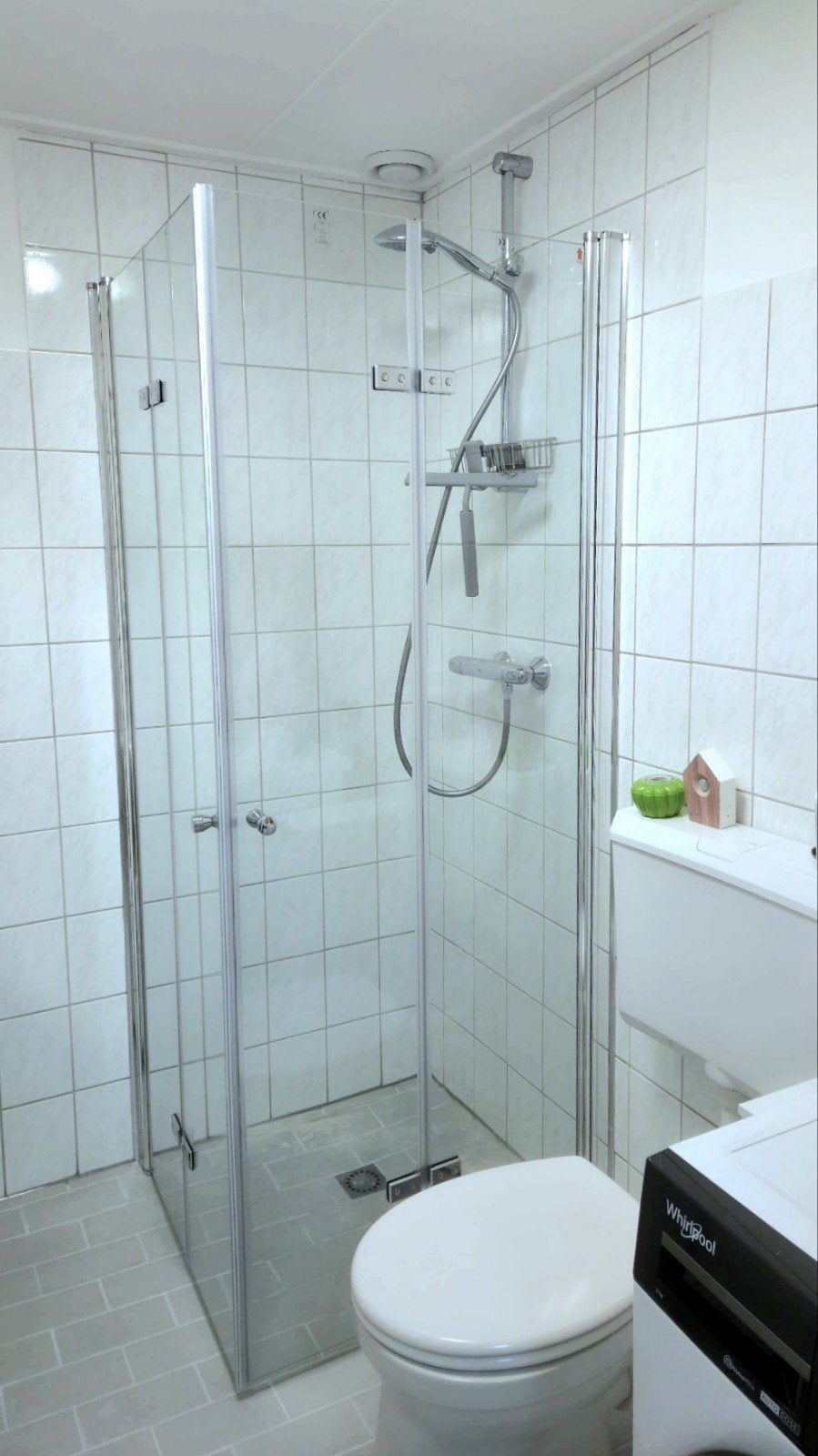 Douchecabine met 2 inklapbare vouwdeuren | 80x80x195 cm, Ophalen, Nieuw, Met douche
