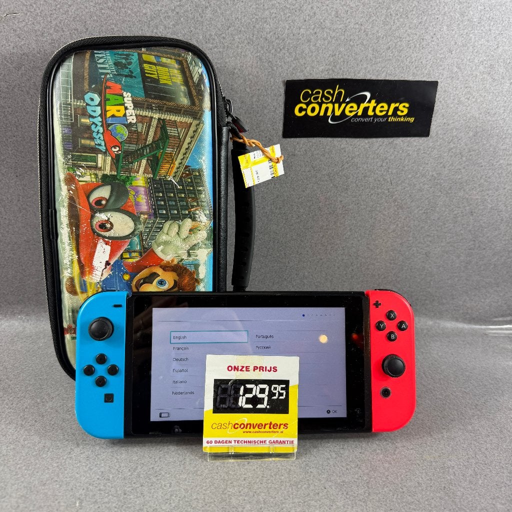 Nintendo Switch Gameconsole | met hoes en lader | 410797, Ophalen of Verzenden, Gebruikt, Met 2 controllers, Switch Original