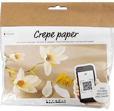 Mini hobbyset crêpepapier Magnoliatak Crêpe-verhouding 180%, ., Nieuw, Papier of Karton, .