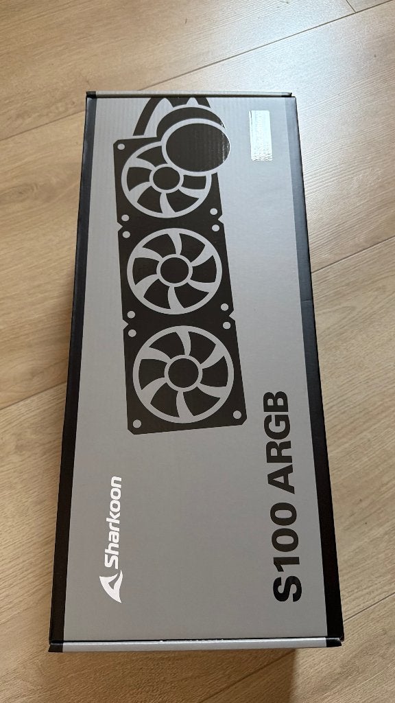 Sharkoon S100 ARGB Zwart AIO Cooler, Computers en Software, Ophalen of Verzenden, Zo goed als nieuw, Waterkoeling