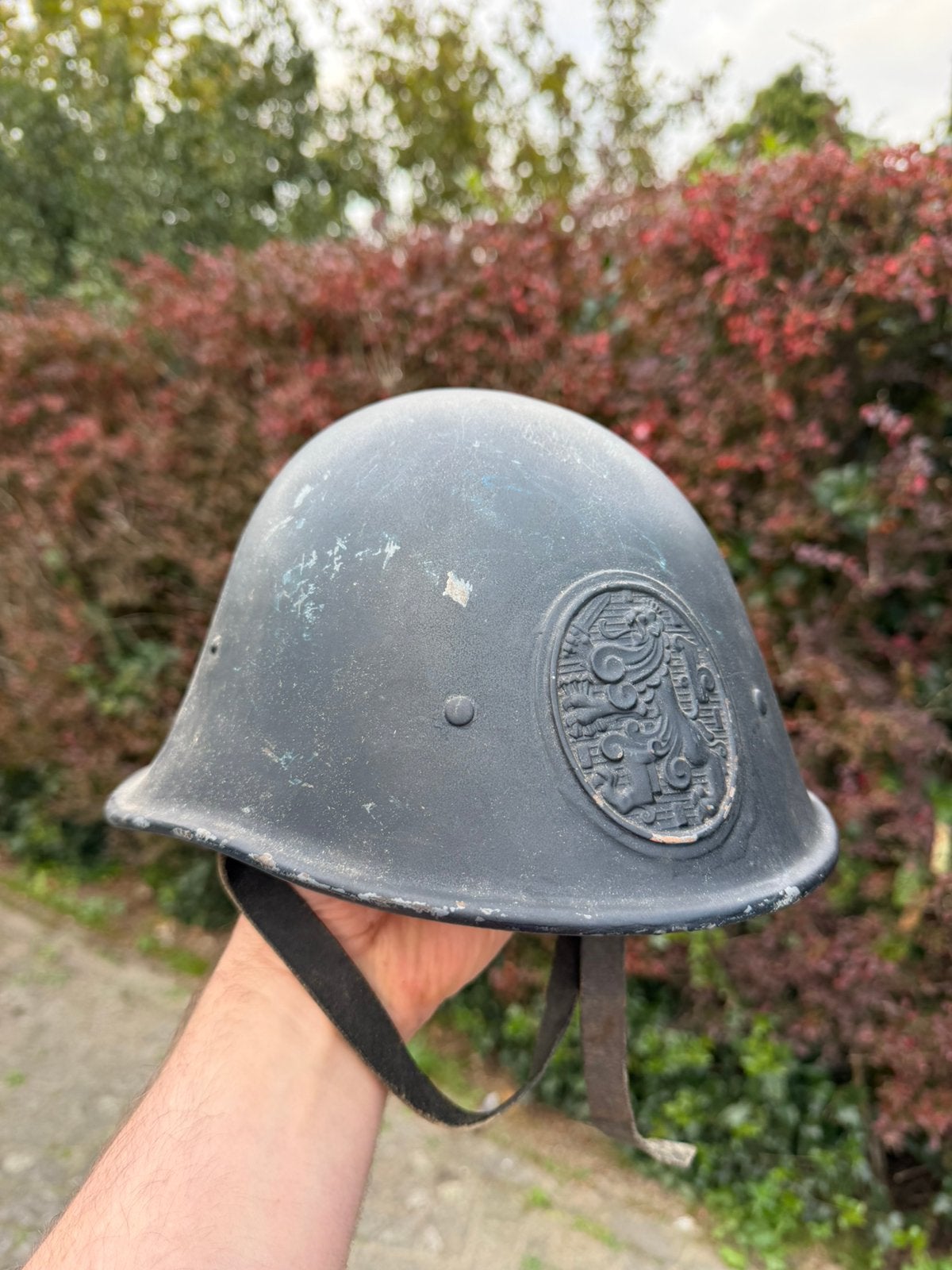 Nederlandse M27 helm, Ophalen of Verzenden, Nederland, Helm of Baret