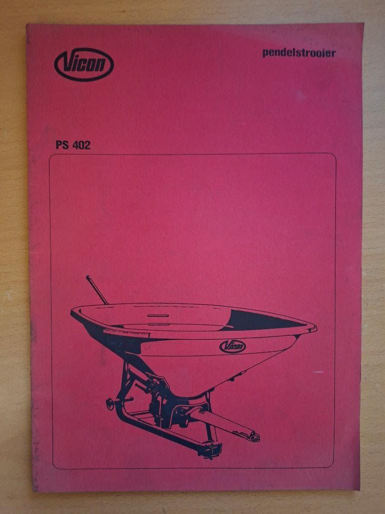 Onderdelenboek Vicon pendelstrooier PS 402, Verzenden, Nieuw, Tractor en Landbouw