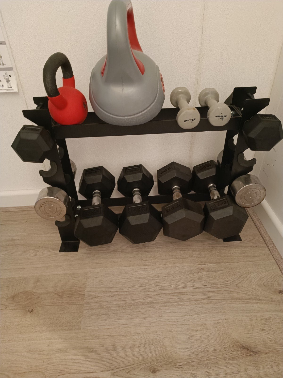Complete set dumbbells & kettlebell, Huis en Inrichting, Ophalen