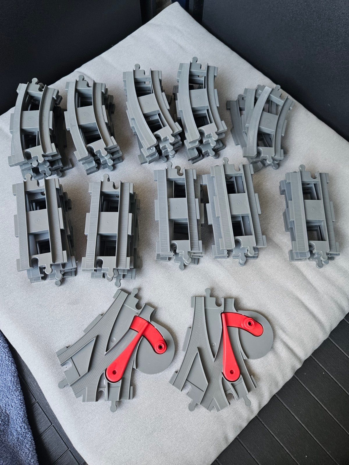 Lego duplo treinrail set, Ophalen of Verzenden, Gebruikt, Duplo