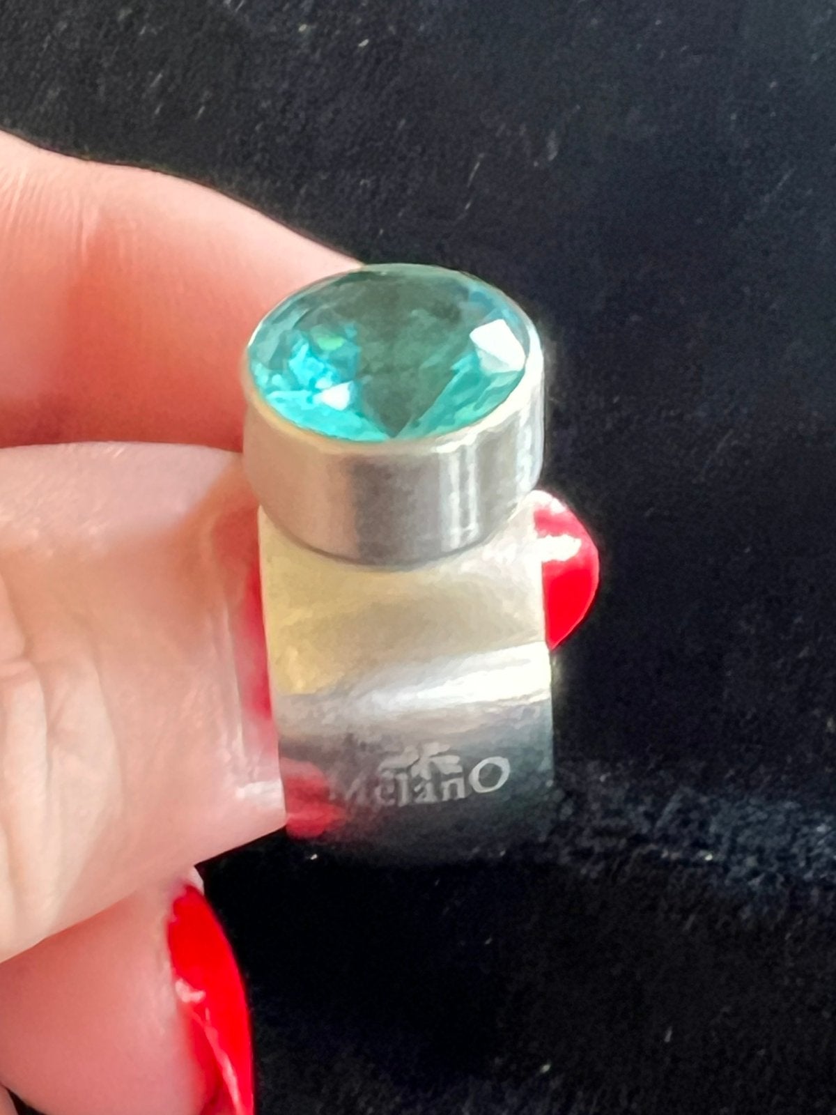 Melano ring RVS maat 52, Sieraden, Tassen en Uiterlijk, Ringen, IJzer of Staal, Ophalen of Verzenden, Dame, Zilver