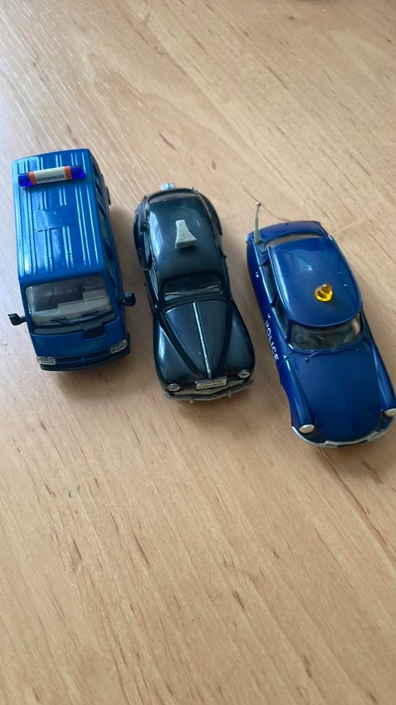 3 Franse Politie auto’s (zie beschrijving), Hobby en Vrije tijd, Modelauto's | 1:43, Ophalen of Verzenden, Zo goed als nieuw, Auto