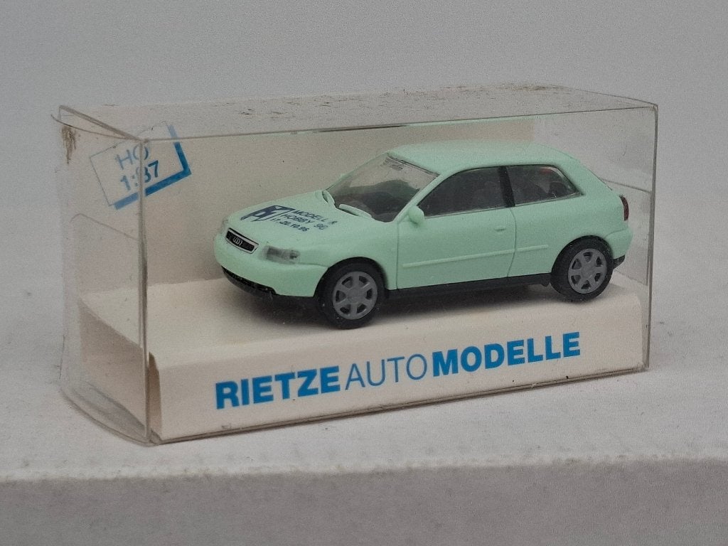 Audi A3 beursmodel 1996 - Rietze 1/87, Verzenden, Zo goed als nieuw, Auto, Rietze
