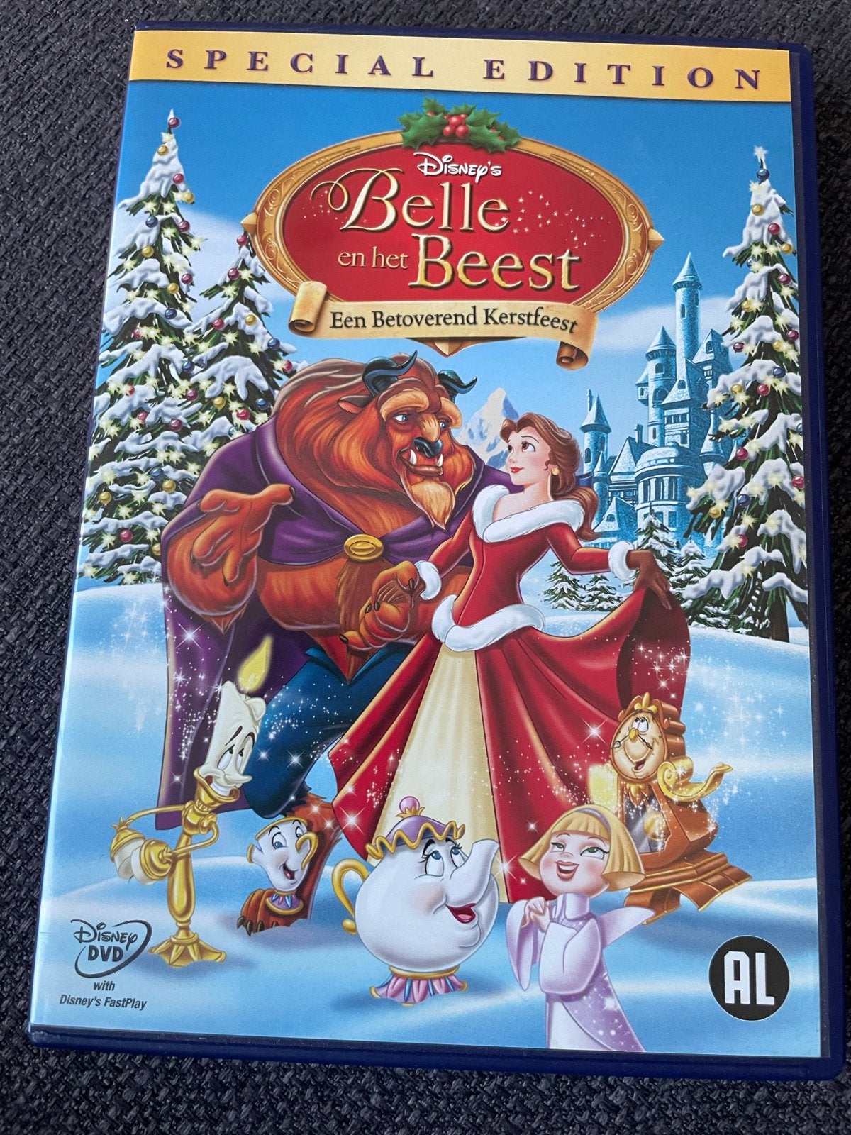 Disney's Belle en het Beest: Een Betoverend Kerstfeest DVD, Alle leeftijden, Ophalen of Verzenden, Gebruikt