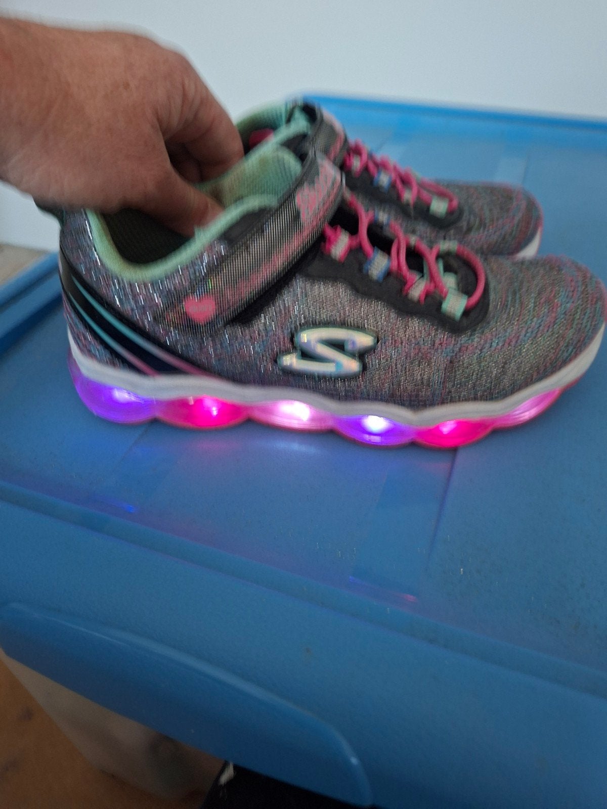Sketchers mt 34, met lichtjes. Goede staat, Ophalen of Verzenden