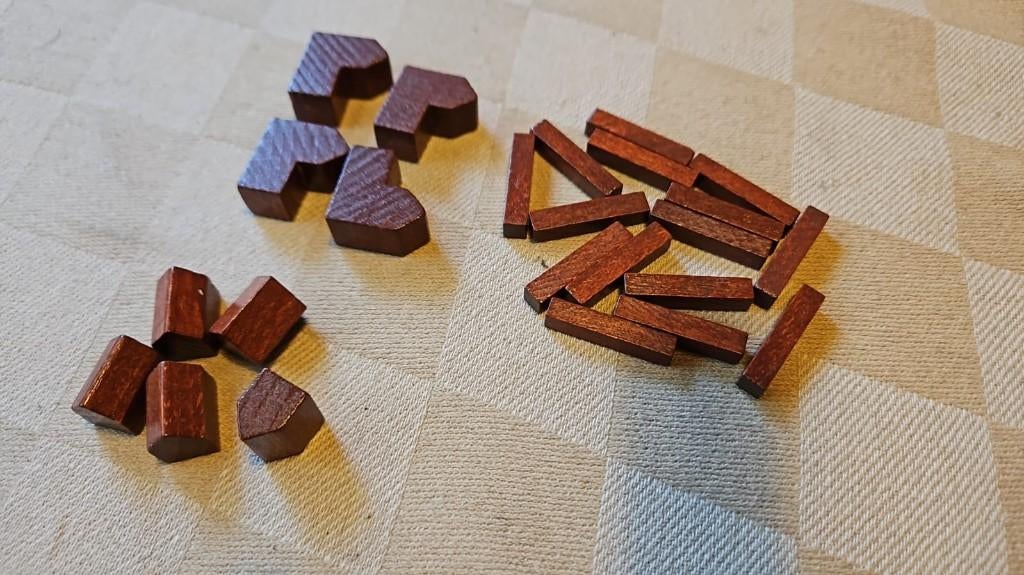 bordspel onderdelen Catan 56 uitbreiding bruine set 999, Vijf spelers of meer, Ophalen of Verzenden, Nieuw, 999 games