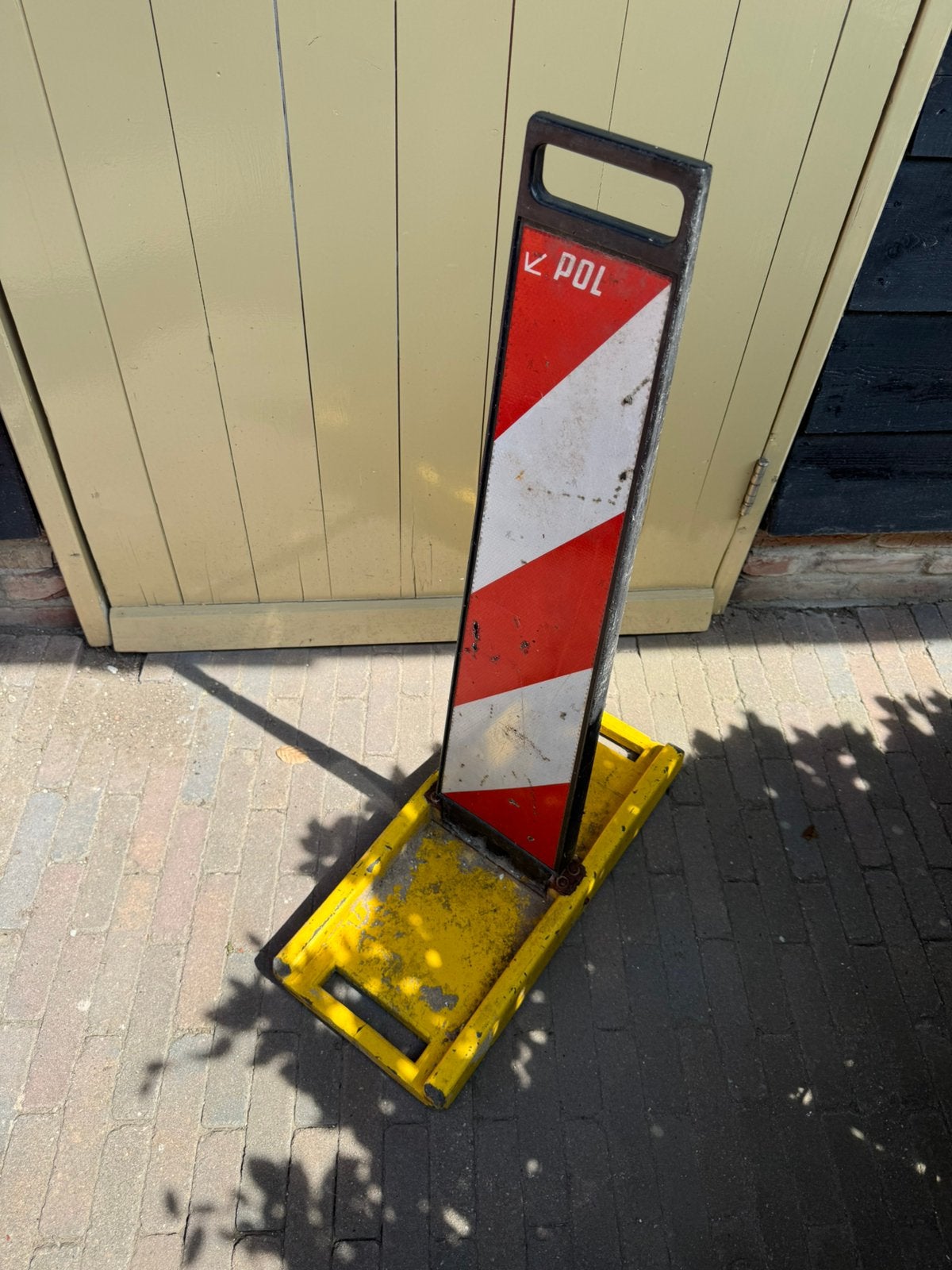 Verkeersbaken / verkeersbord inklapbaar, Doe-het-zelf en Verbouw, Ophalen, Gebruikt