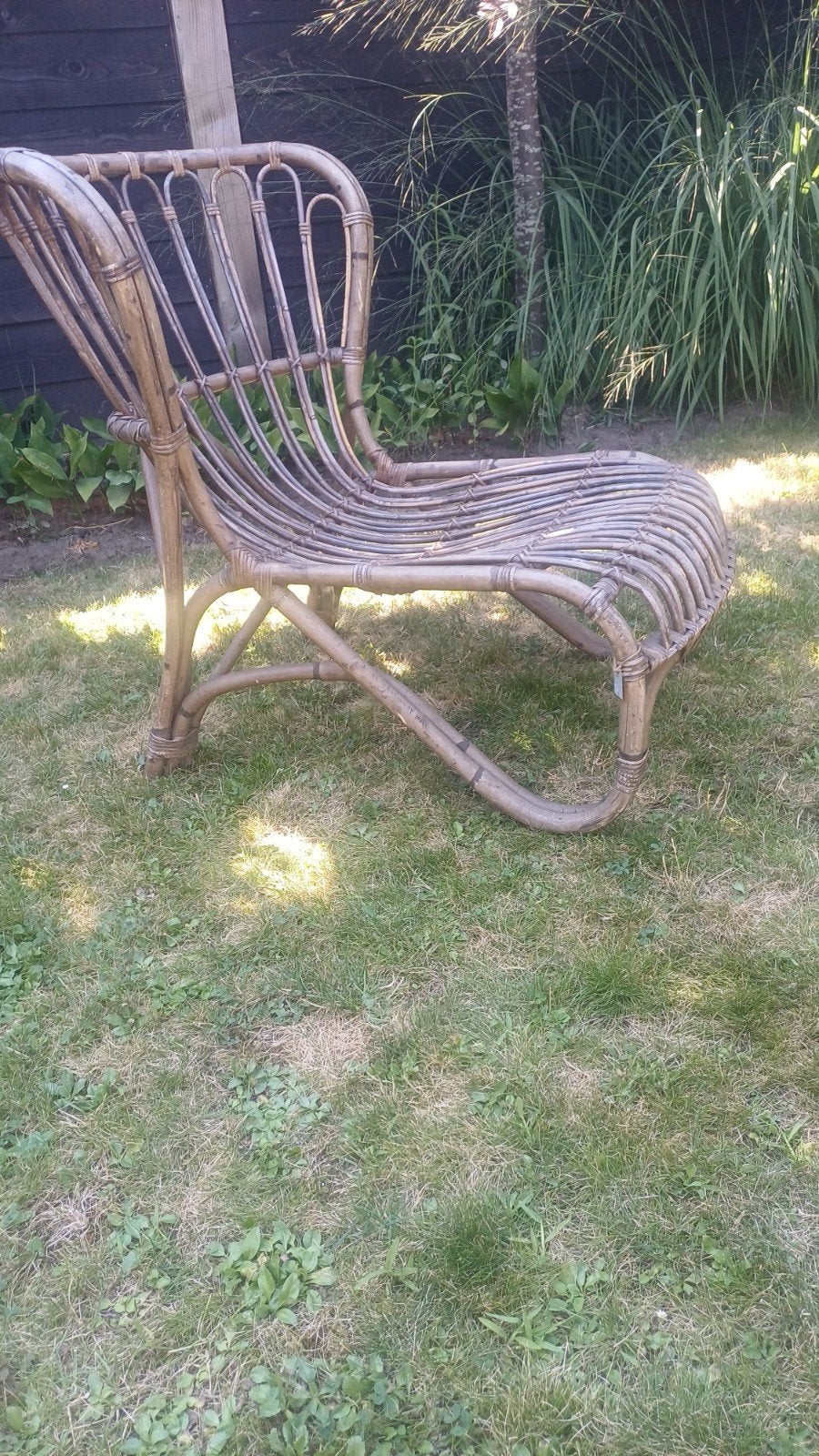 Rotan stoel in goede staat, Ophalen, Gebruikt, Bruin, Riet of Rotan