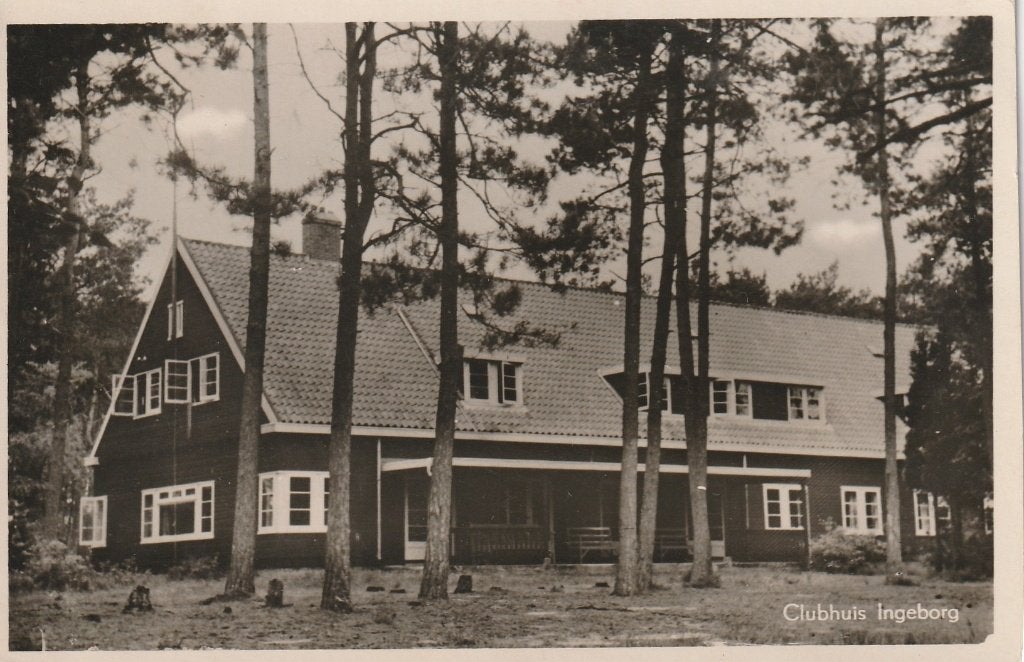 LEUSDEN Clubhuis Ingeborg 1952, Verzenden, 1940 tot 1960, Gelopen, Utrecht