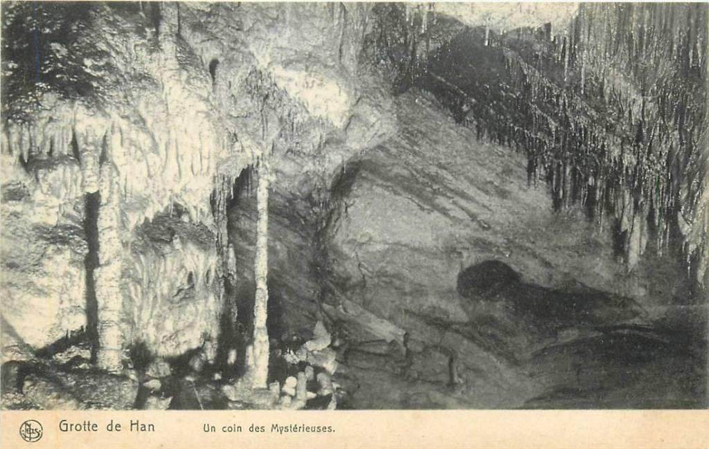 381-321-019 Grotte de Han Un coin des Mysterieueses, Verzenden, Voor 1920, Overig Europa