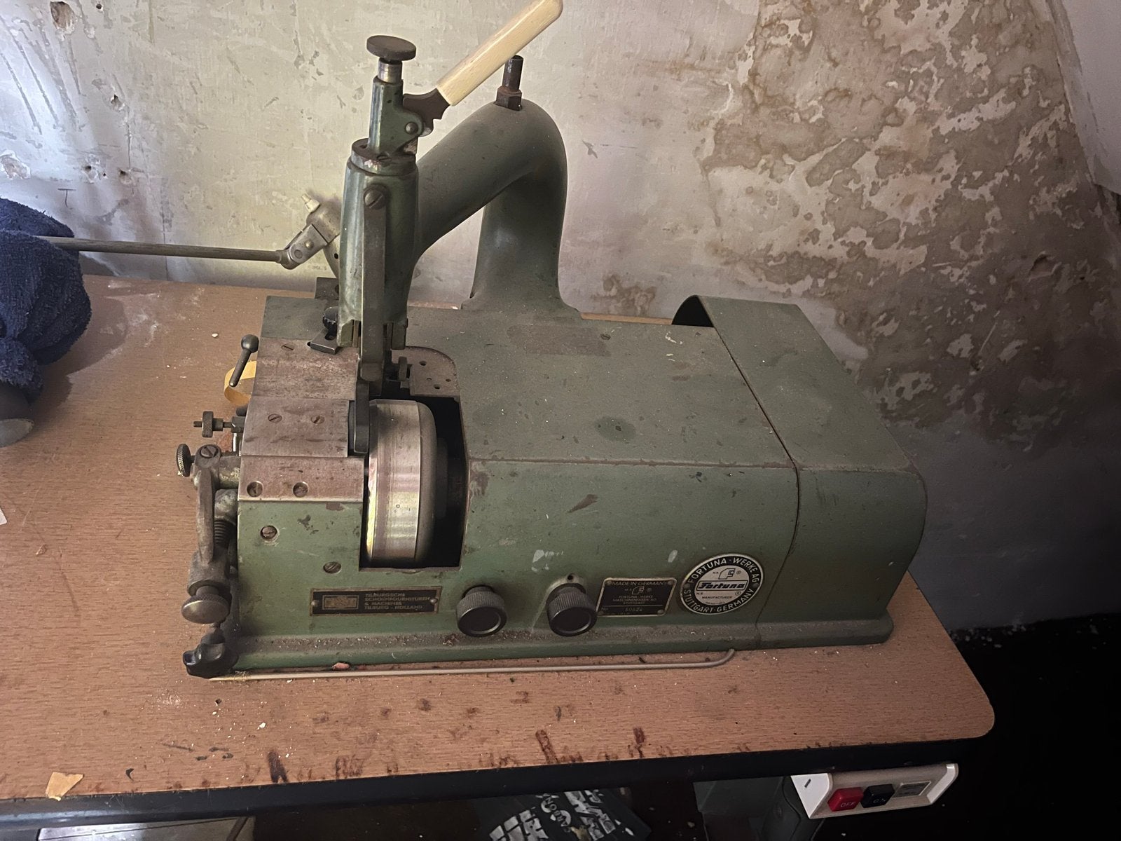 Schalm machine voor leerbewerking - Fortuna Werke AG, Ophalen, Gebruikt, Overige typen