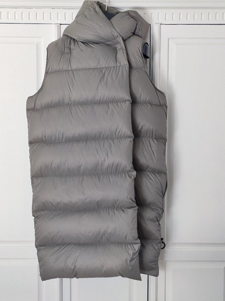 Rick Owens stijl dons bodywarmer maat L, Kleding | Dames, Dawid Tomaszewski, Maat 42/44 (L), Nieuw, Ophalen of Verzenden