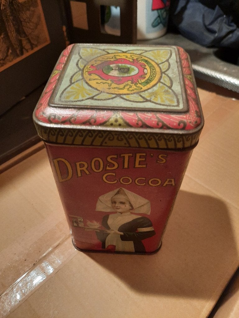 Droste Cacao blik, Ophalen of Verzenden, Gebruikt, Overige, Droste