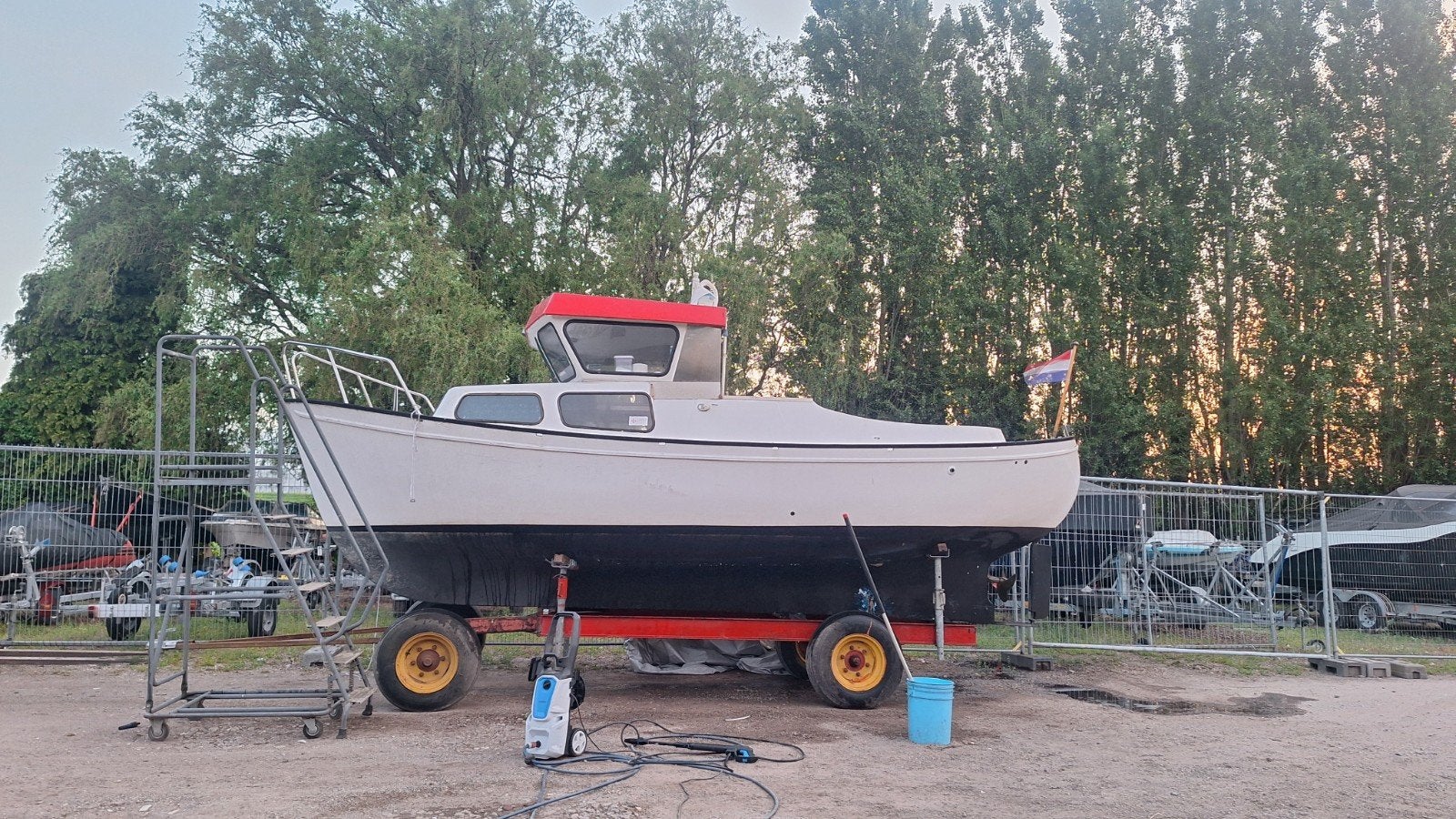 visboot / plezierboot., Ophalen, Gebruikt, Nidelv, Binnenboordmotor