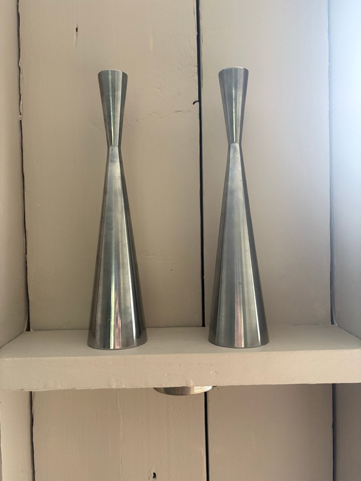 Vintage IKEA kandelaren - Set van 2, Antiek en Kunst, Antiek | Kandelaars, Ophalen of Verzenden, Overige materialen