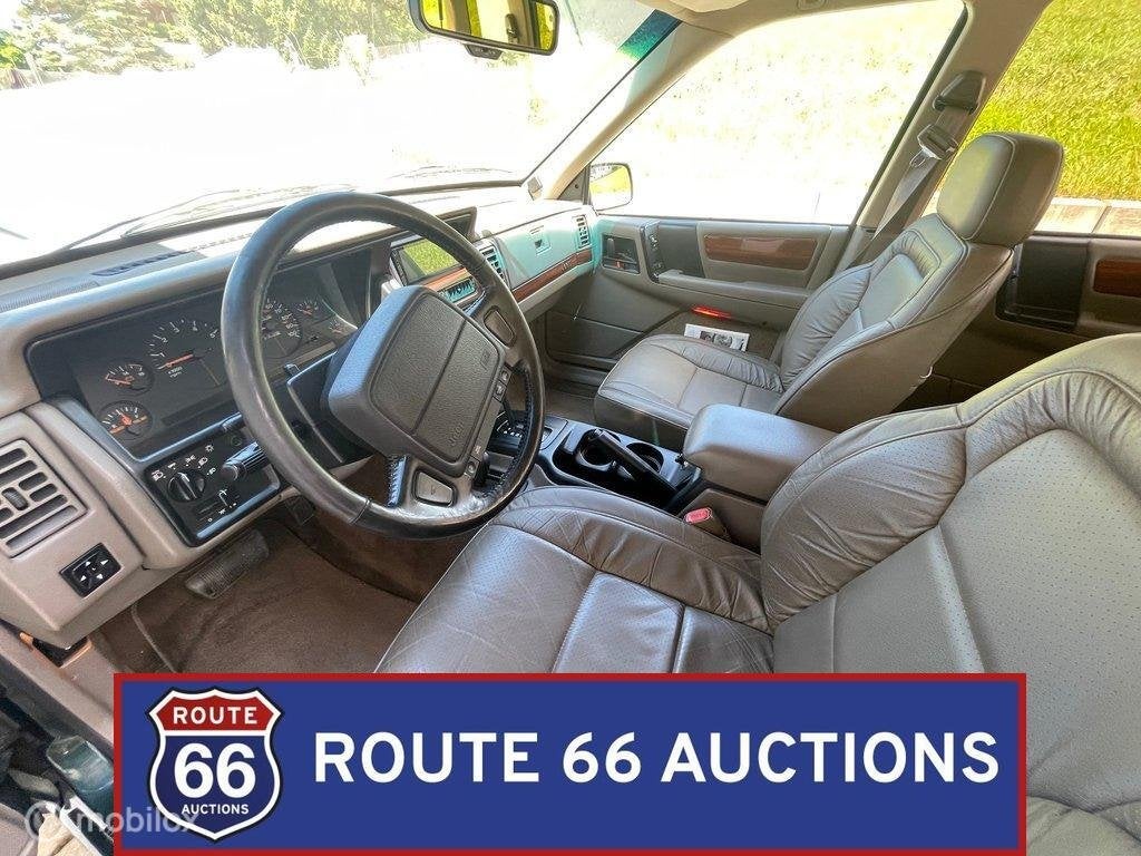Jeep Grand Cherokee Limited | 1992 | Route 66 Auctions, Auto's, Jeep, Overige carrosserieën, Zwart, Bedrijf