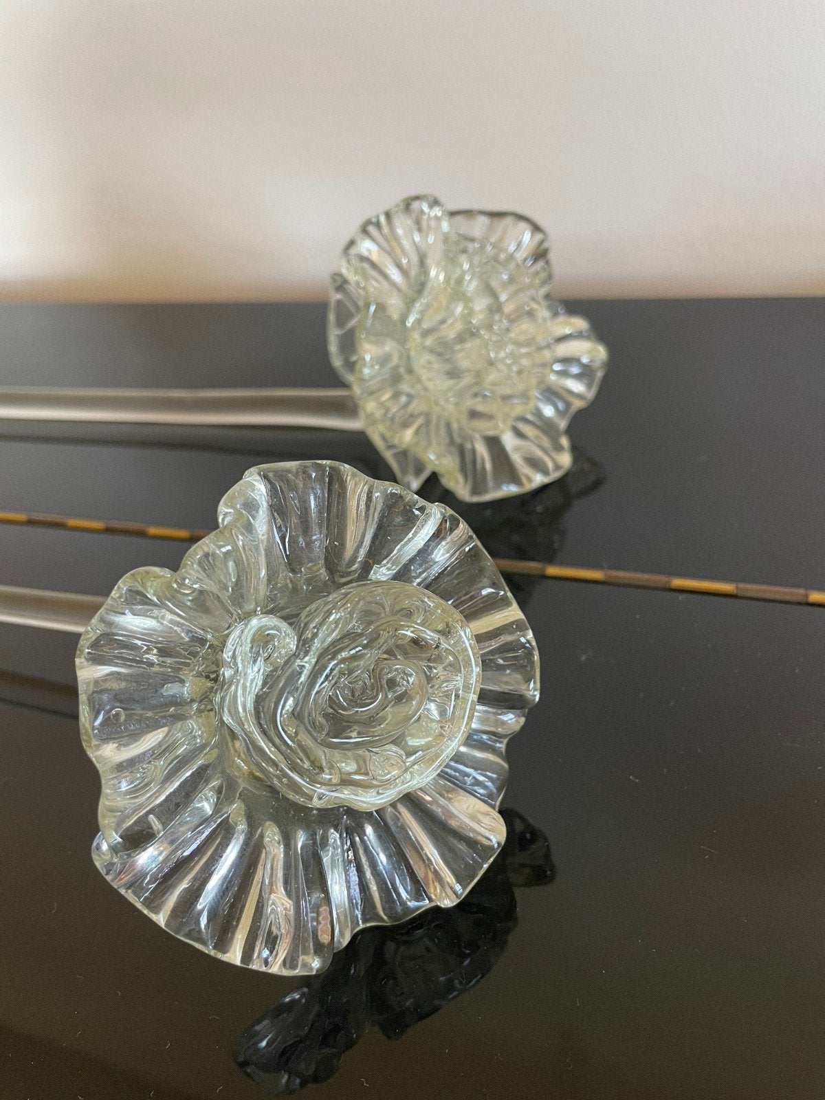 glazen bloemen op lange stelen, Ophalen, Kunstbloem, Handgemaakt, Binnen