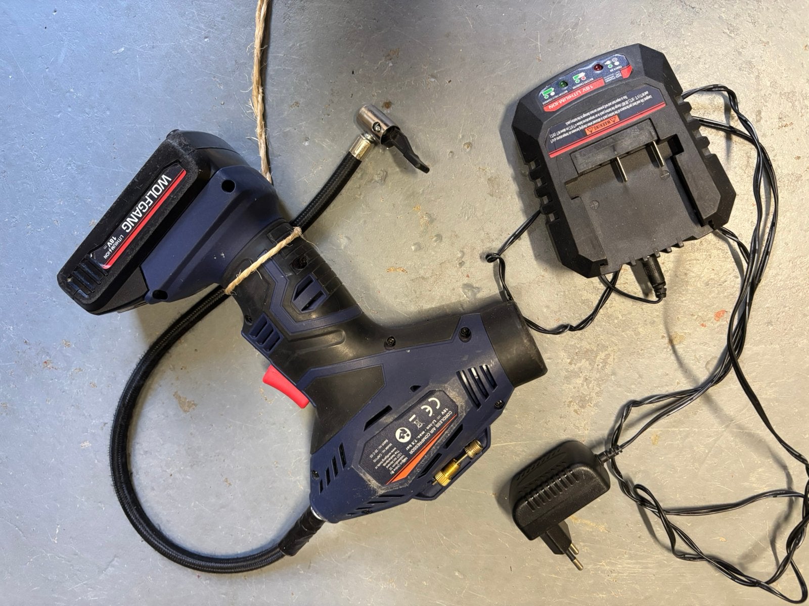 Wolfgang handcompressor, Ophalen, Gebruikt, Minder dan 200 liter/min, Minder dan 25 liter