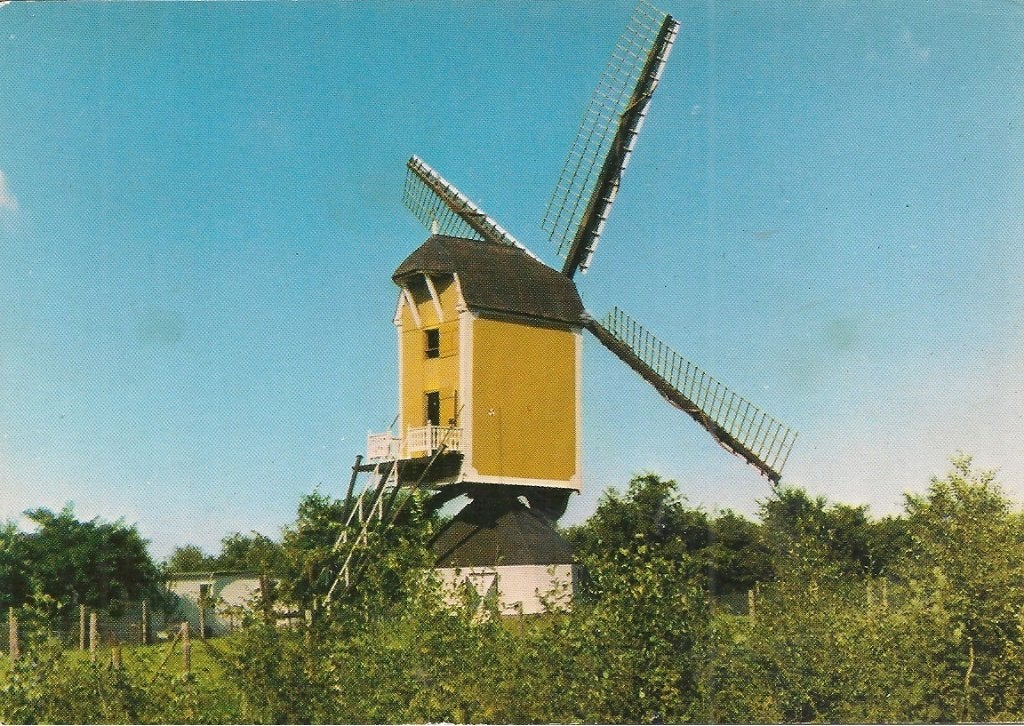 Oude ansichtkaart Molen Uden, Noord-Brabant, Ophalen of Verzenden, 1960 tot 1980, Gelopen, Noord-Brabant