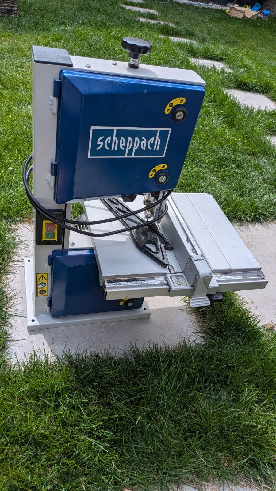 Scheppach Lintzaag HBS30 - Zo goed als nieuw, Ophalen, Gebruikt, 70 mm of meer, Lintzaag
