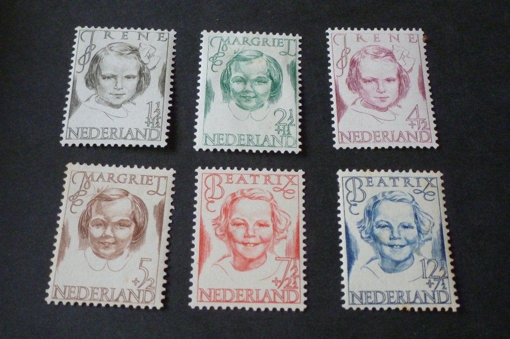 Postzegels - 6x oude kinderzegels 1946 NVPH 454-459 postfris, Postzegels en Munten, Postzegels | Nederland, Ophalen of Verzenden